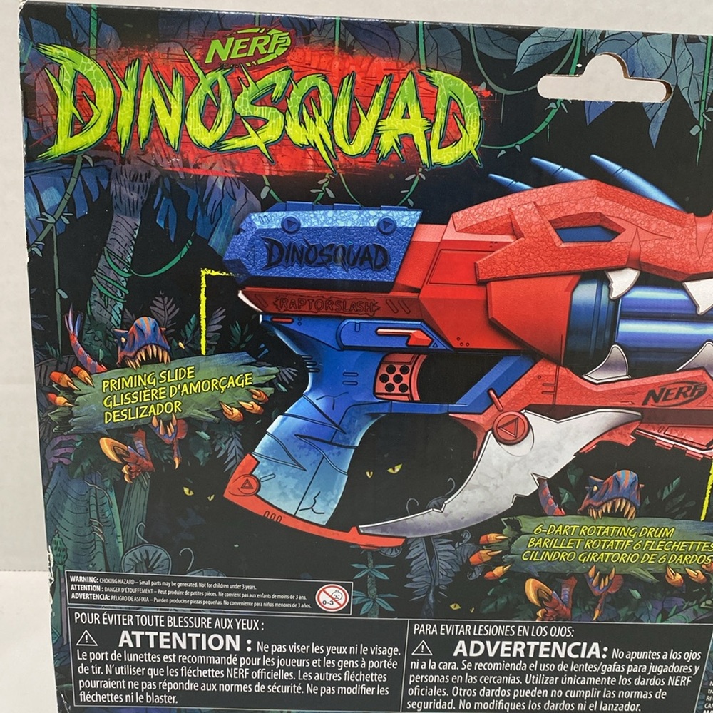 NERF DINOSQUAD RAPTOR SLASH BLASTER - Picture 8 of 9